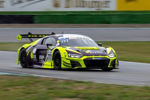 GT Open, Free Practice at the Hockenheimring Germany***Marcin Jedlinski / Karol Basz