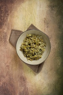Jonjoli, Colchian klekachka, Georgian appetizer, pickled jonjoli, no people