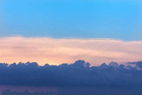 Coming storm clouds, Romania
