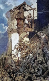 German Peasants' War, 1524-1526, Sturm auf das Schloss Ingolstadt/German Peasants' War, Storming