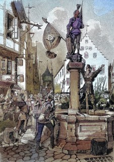 German Peasants' War, 1524-1526, Die Mergentheimer nehmen Partei für die Bauern/German Peasants'