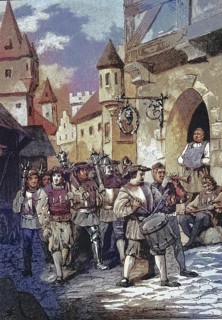 German Peasants' War, 1524-1526, Der Rat zu Hall mit seine Waffen/German Peasants' War, The Council