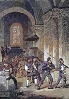German Peasants' War, 1524-1526, destruction of Murrhardt, a small town in the Rems-Murr district,