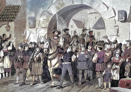 German Peasants' War, 1524-1526, The Heilbronn Flag moves out/German Peasants' War, The Heilbronn