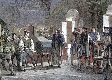 German Peasants' War, 1524-1526, The Insurgents in the Town Hall in Heilbronn/German Peasants' War,