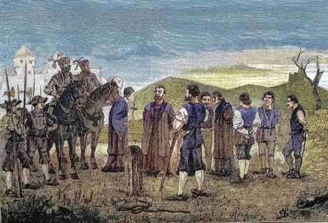 German Peasants' War, 1524-1526, execution of Jakob Wehe. Hans Jakob Wehe (died April 5, 1525) was