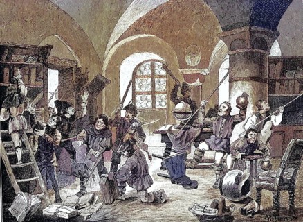 German Peasants' War, 1524-1526, Bustle of the Farmers in Roggenburg, Bayern/German Peasants' War,