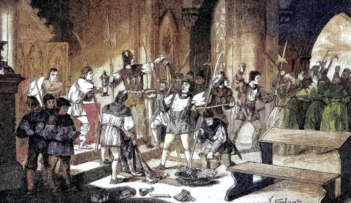 German Peasants' War, 1524-1526, destruction of the Charterhouse near Frauenfeld/German Peasants'