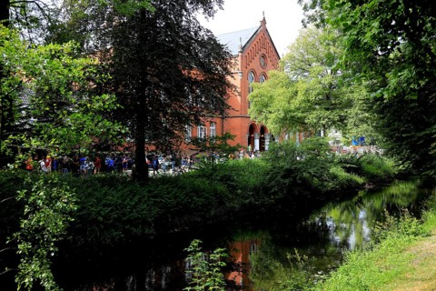 The Old Gymnasium Oldenburg was built in the style of round arch historicism based on designs by