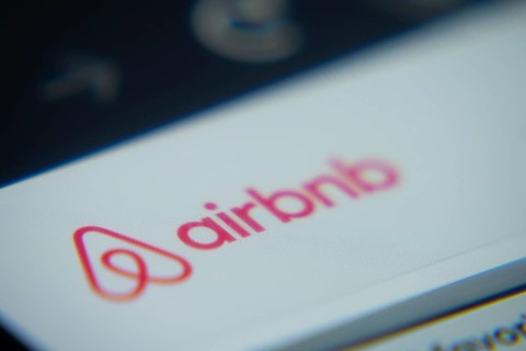 Dhaka, Bangladesh- 02 Dec 2025: A Close-up of a laptop screen is displaying the Airbnb web