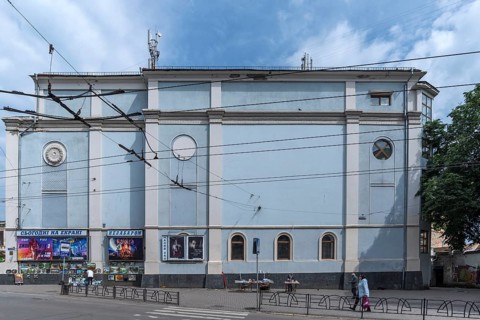 Former synagogue, now cinema, Czernowicz, Bukovina, Ukraine