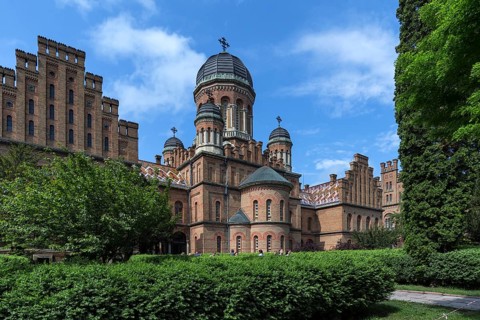 Archbishop's residence of the National Yuri Fedkovych University, founded 1875, Czernowicz, Ukraine