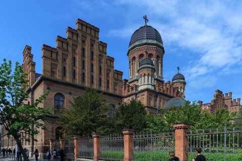 National Yuri Fedkovych University with Archbishop's Residence, founded 1875, Czernowicz, Ukraine