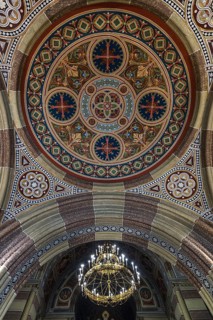 Vaulted ceiling in the Archbishop's Residence of the National Yuri Fedkovych University, founded