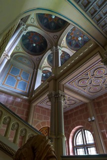 Staircase of the National Yuri Fedkovych University, founded in 1875, Czernowicz, Ukraine