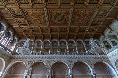 Lecture hall of the National Yuri Fedkovych University, founded in 1875, Czernowicz, Ukraine