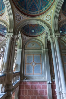 Vault in the stairwell of the National Yuri Fedkovych University, founded in 1875, Czernowicz,