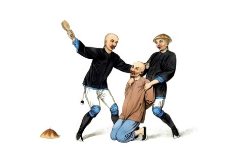 Jurisdiction, torture and punishment in medieval China, punishment of a boatman. A type of penalty