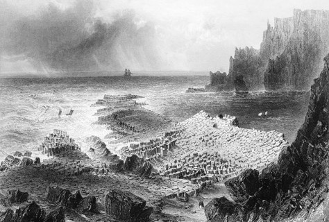 Giant's Causeway, Bushmills, Way of the Giant, Supervision, County Antrim, Ireland, geological
