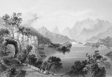Lough Leane, Lake Leane, Killarney National Park, Killarney, County Kerry, Ireland, wild mountain