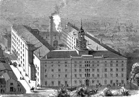 G. W. Gail & Ax's Tobacco Works Baltimore, Tabakfabrik, Gail'sche Zigarrenfabrik, also Georg