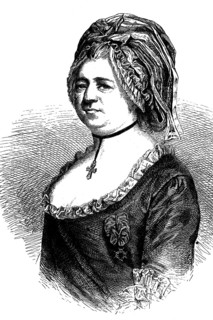 Chevalier Timoth'e d'Fon de Beaumont, woodcut from 1864