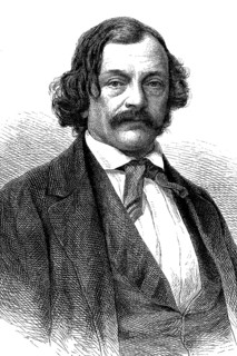 Hermann Marggraff, 1809-1864, was a German writer, journalist and literary critic, woodcut from