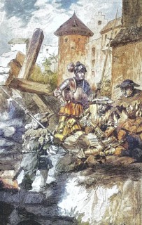 German Peasants' War, 1524-1526, Imperial Knight Franz von Sickingen dies at his Nanstein