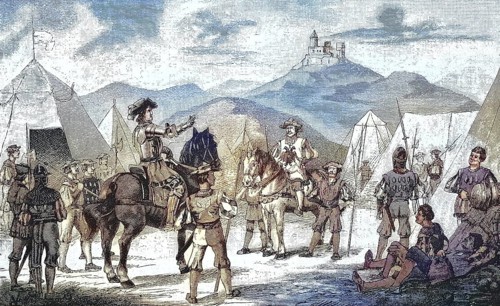 German Peasants' War, 1524-1526, Reichsritter Franz von Sickingen und der Reichsherold/German
