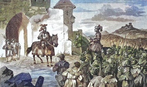 German Peasants' War, 1524-1526, The Bishop Marshal Negotiates with the Farmers/German Peasants'
