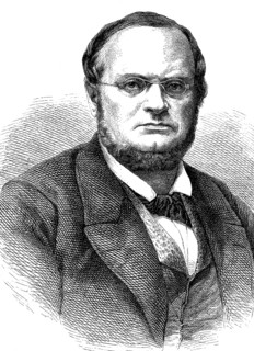 Ludwig Wilhelm Friedrich Seeger, 1810-1864, was a German politician and poet, woodcut from 1864