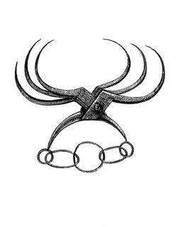 Instruments of torture: The spider. The Spanish spider looks and moves like a hair clip. Except