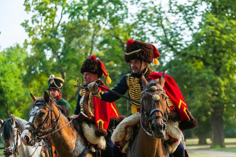 Slavkov u Brna, Czech Republic, Eastern Europe. During a historic re-enactment of the Battle of