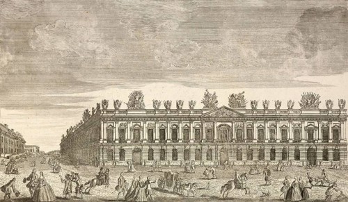 Royal Arsenal and Crown Prince Palace, Berlin, around 1850, Germany, authentic, digitally restored