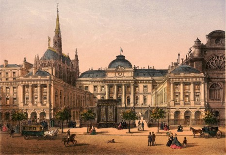 Palais de Justice and the Sainte-Chapelle, together with the Conciergerie, form the historic core