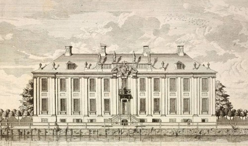 Pleasure Palace by Prince Ferdinand zu Friedrichsfelde, around 1850, Germany, authentic, digitally