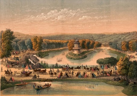 The lakes in the Bois de Boulogne form the heart of this extensive park in the 16th arrondissement