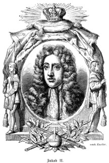 James II (1633-1701) James II of England also James VII of Scotland, 1685 coronation as King of