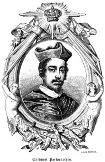 Cardinal Portocarrero (1636-1705) Archbishop of Toledo, Primate of Spain, portrait of famous