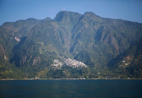 San Juan la Laguna in the mountains, Atitlán, Sololá Department, Guatemala