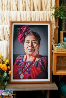 Picture of Maya Mrs. Teresa Ujpan, founder of the woman's cooperative in San Juan la Laguna,
