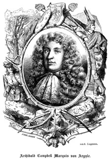 Archibald Campbell 1st Marquess of Argyle (1605-1661) Scotland, Clan Campbell, nobility,