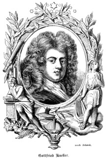 Gottfried Kniller or Sir Godfrey Kneller (1646-1723) German-British portrait painter, court painter
