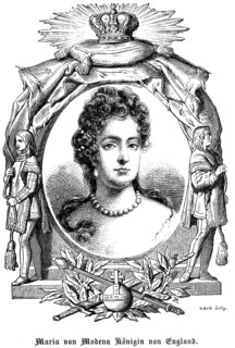 Mary of Modena, Queen of England, Scotland and Ireland, (1662-1694) Mary II. Queen of England,