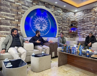 In Kobani, Syria, on February 1, 2026, a Syrian Government delegation meets with Kurdish leaders
