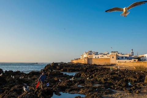 Essaouira, sunset, UNESCO World Heritage Site, Atlantic coast, Morocco