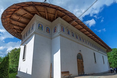 Romanian Orthodox Monastery Bogdana, Radauti, Romania