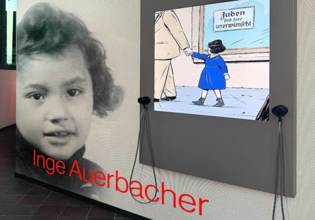 Hologram Theater Holo-Voices, accompanying exhibition, Inge Auerbacher, concentration camp
