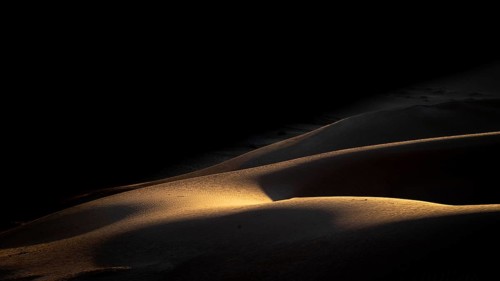 Sand dunes in the Rhub al Khali desert, empty quarter, largest sandy desert in the world, Oman