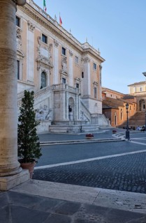 Senatorial Palace (Palazzo Senatorio), Piazza del Campidoglio on the Capitoline Hill, Capitoline